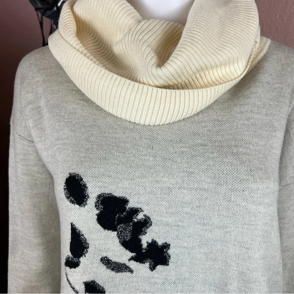 Diane Von Furstenberg Ahiga Shadow Branches Cowl-Neck Sweater - Picture 7 of 15